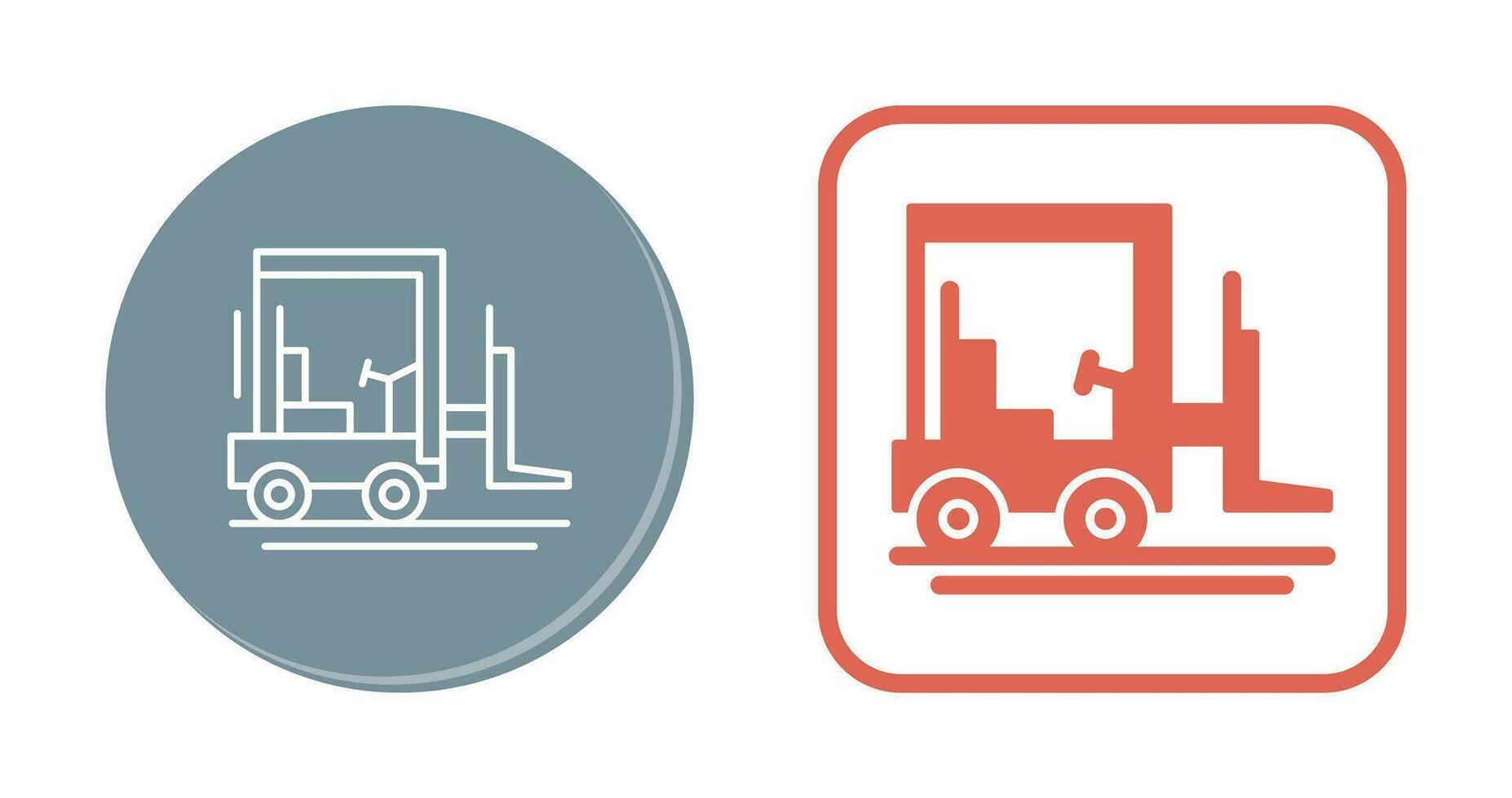 Forklift Vector Icon