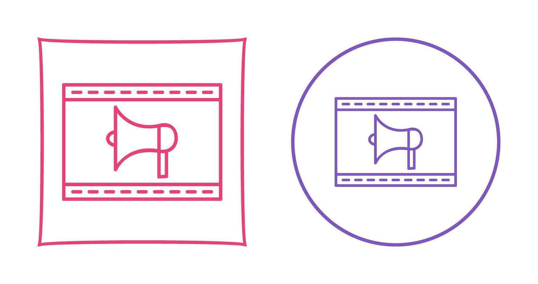 Unique Internet Ads Vector Icon