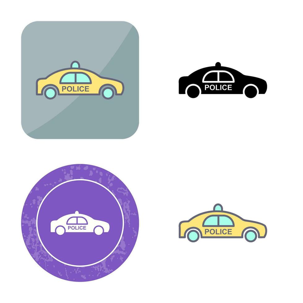 Police Car Vector Icon