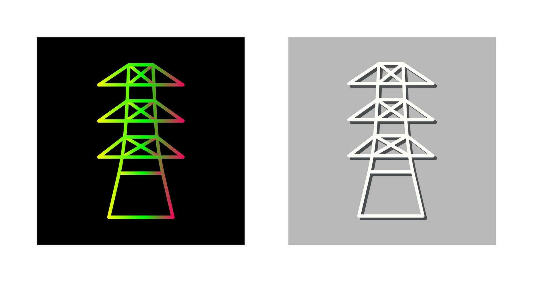 icono de vector de torre única