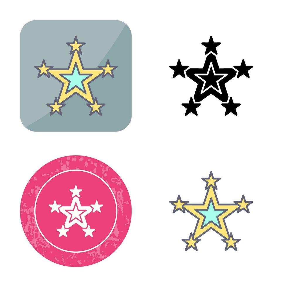 icono de vector de estrella