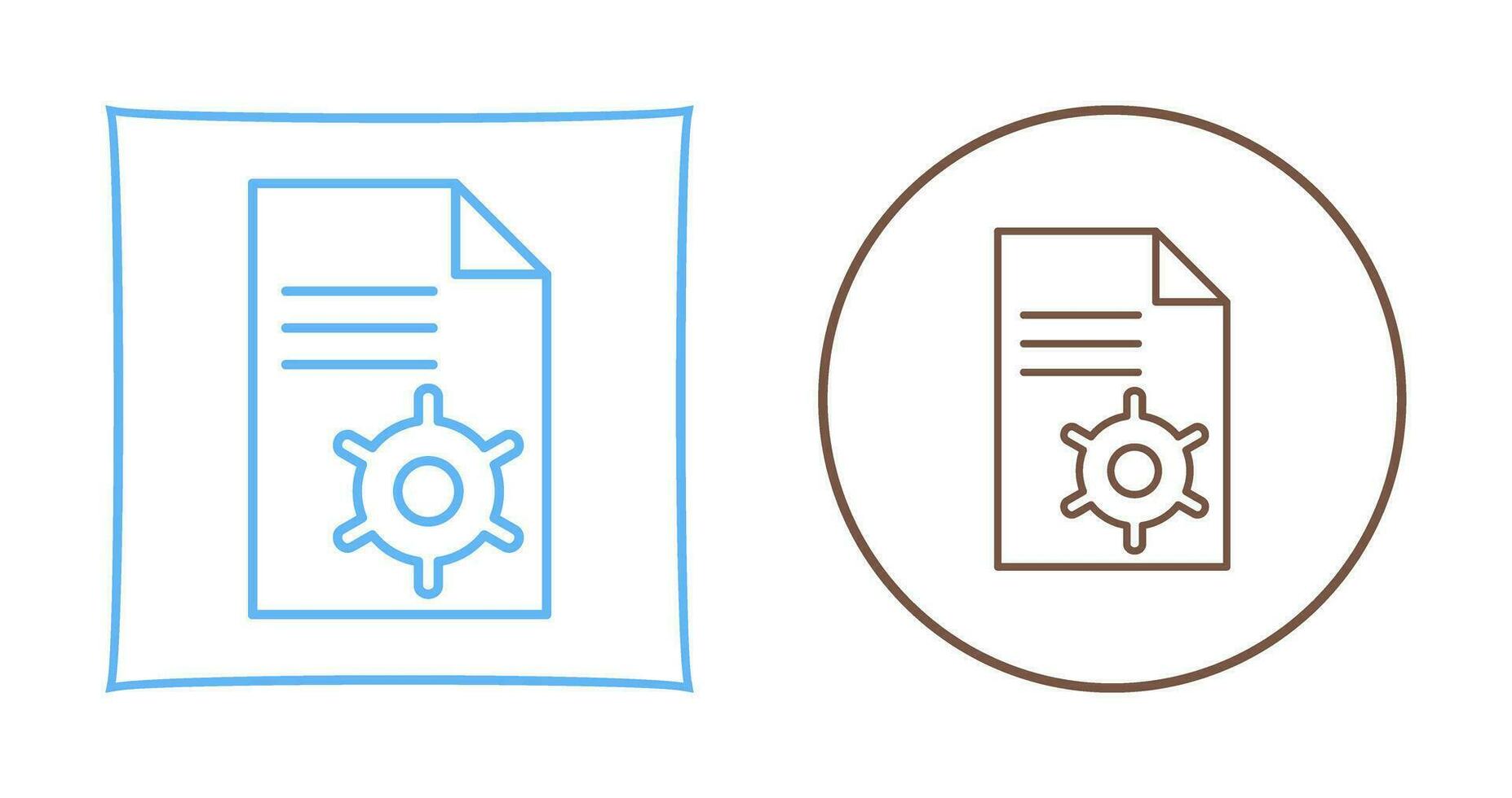 Unique Content Management Vector Icon