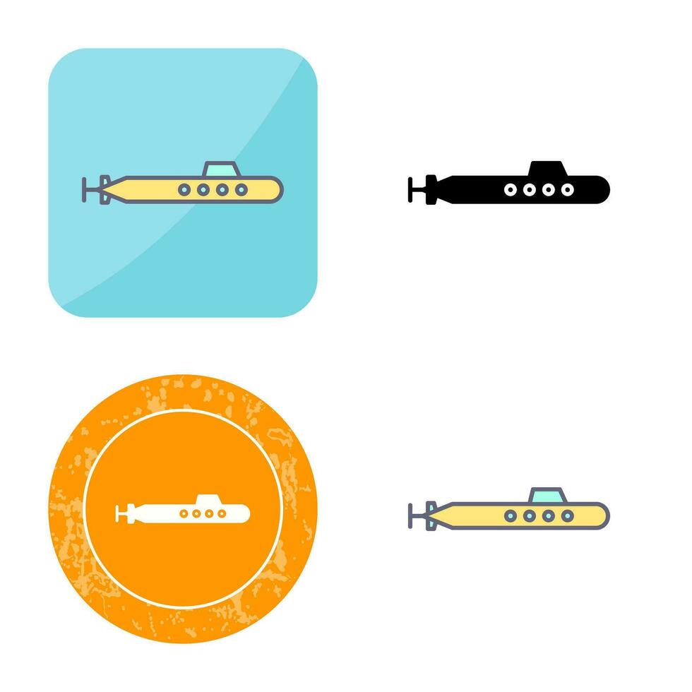 Submarine Vector Icon