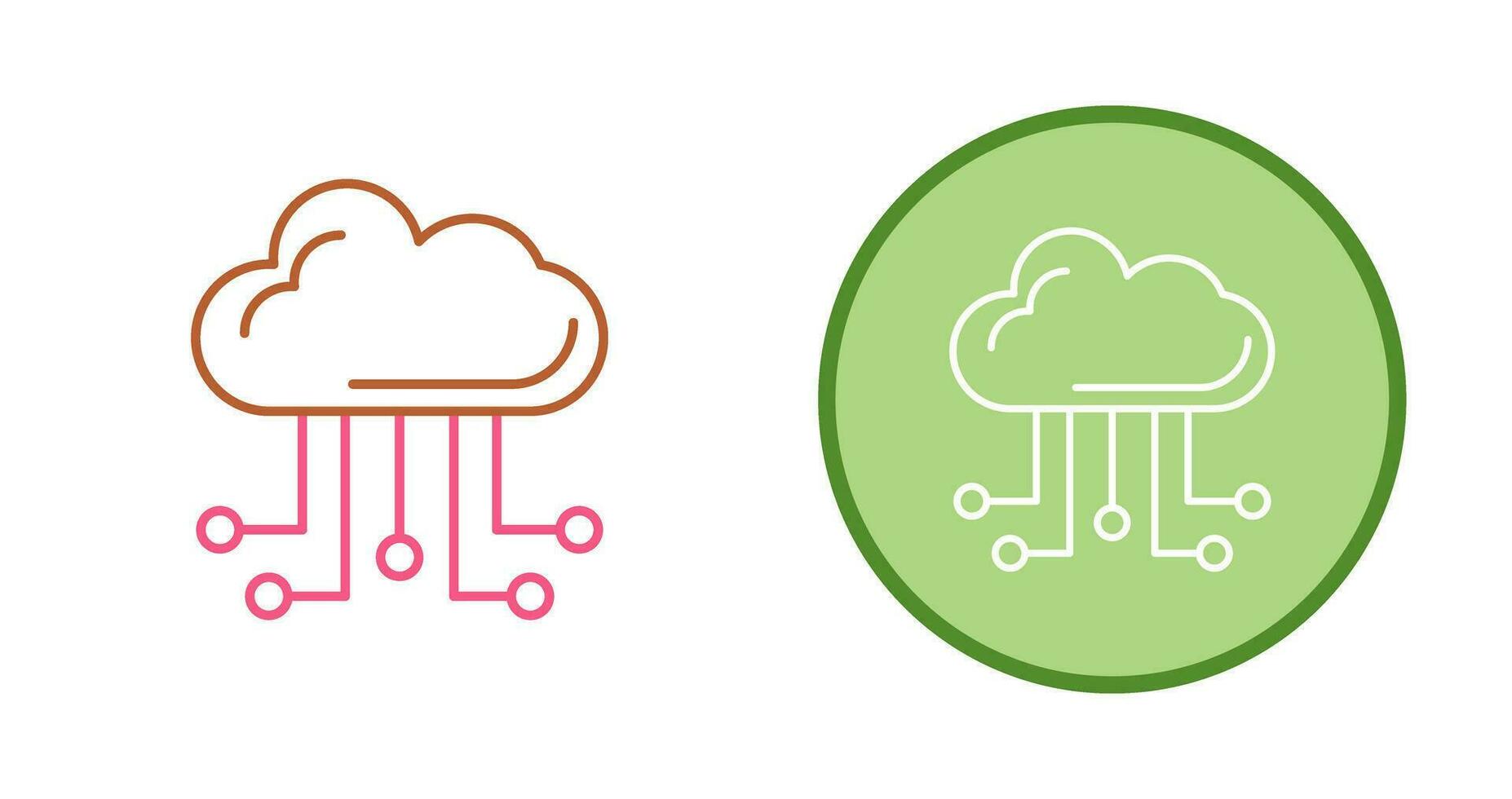 Cloud Computing Vector Icon