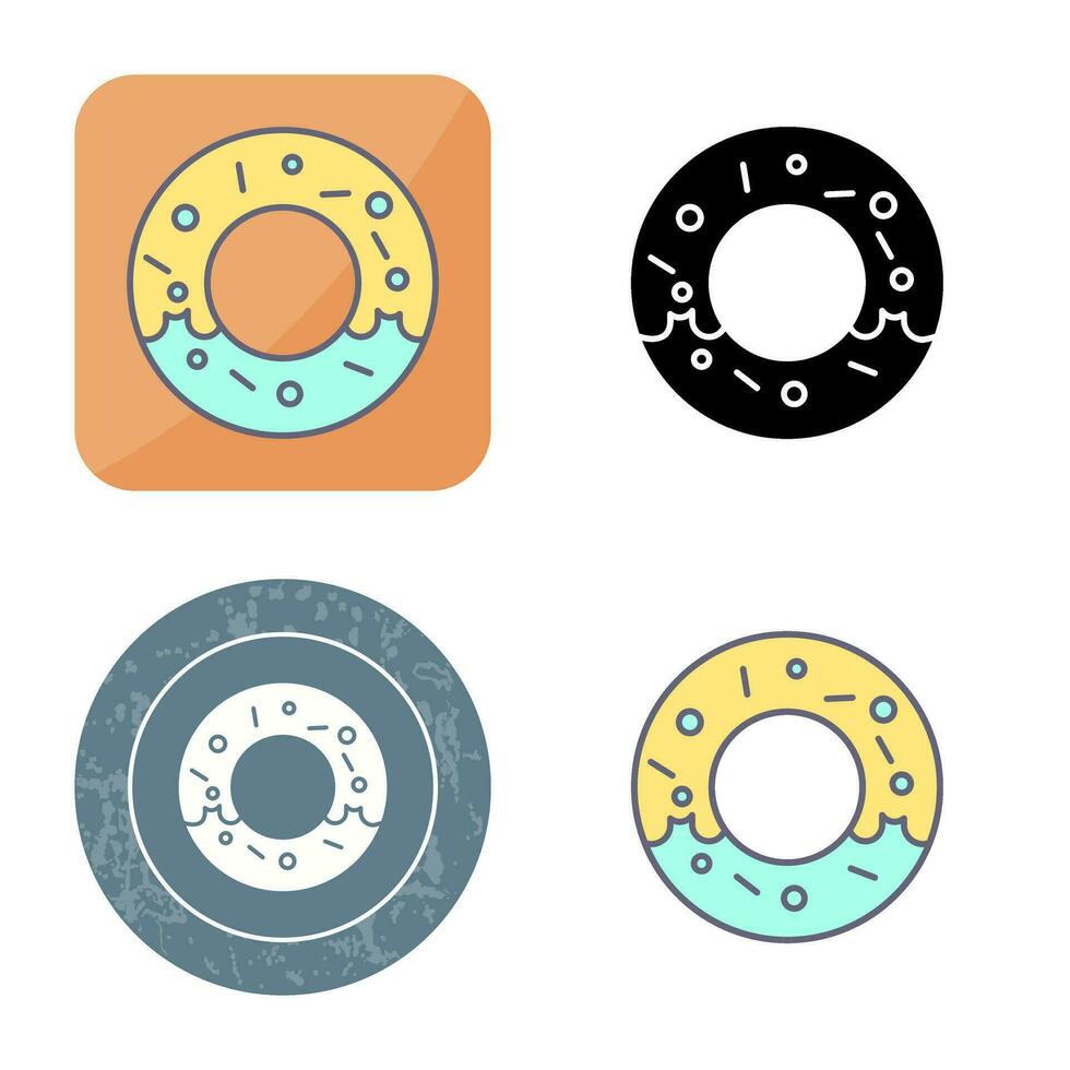 icono de vector de donut