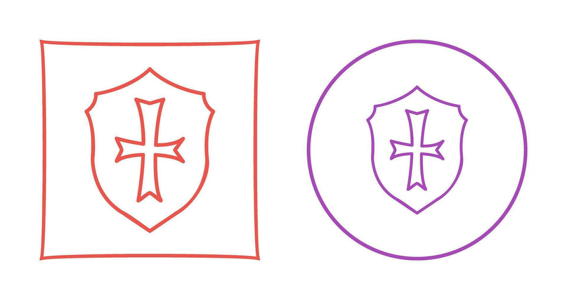 Unique Sheild Vector Icon