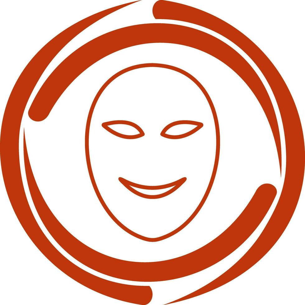 Ancient Face Mask Vector Icon