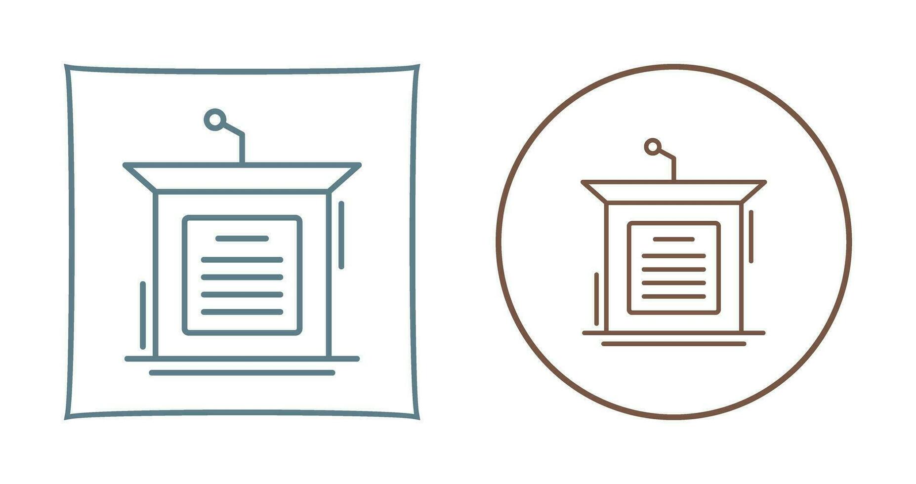 Podium Vector Icon