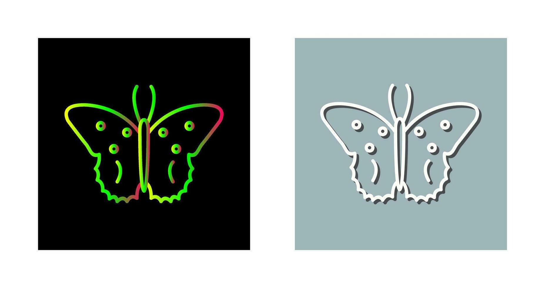 icono de vector de mariposa