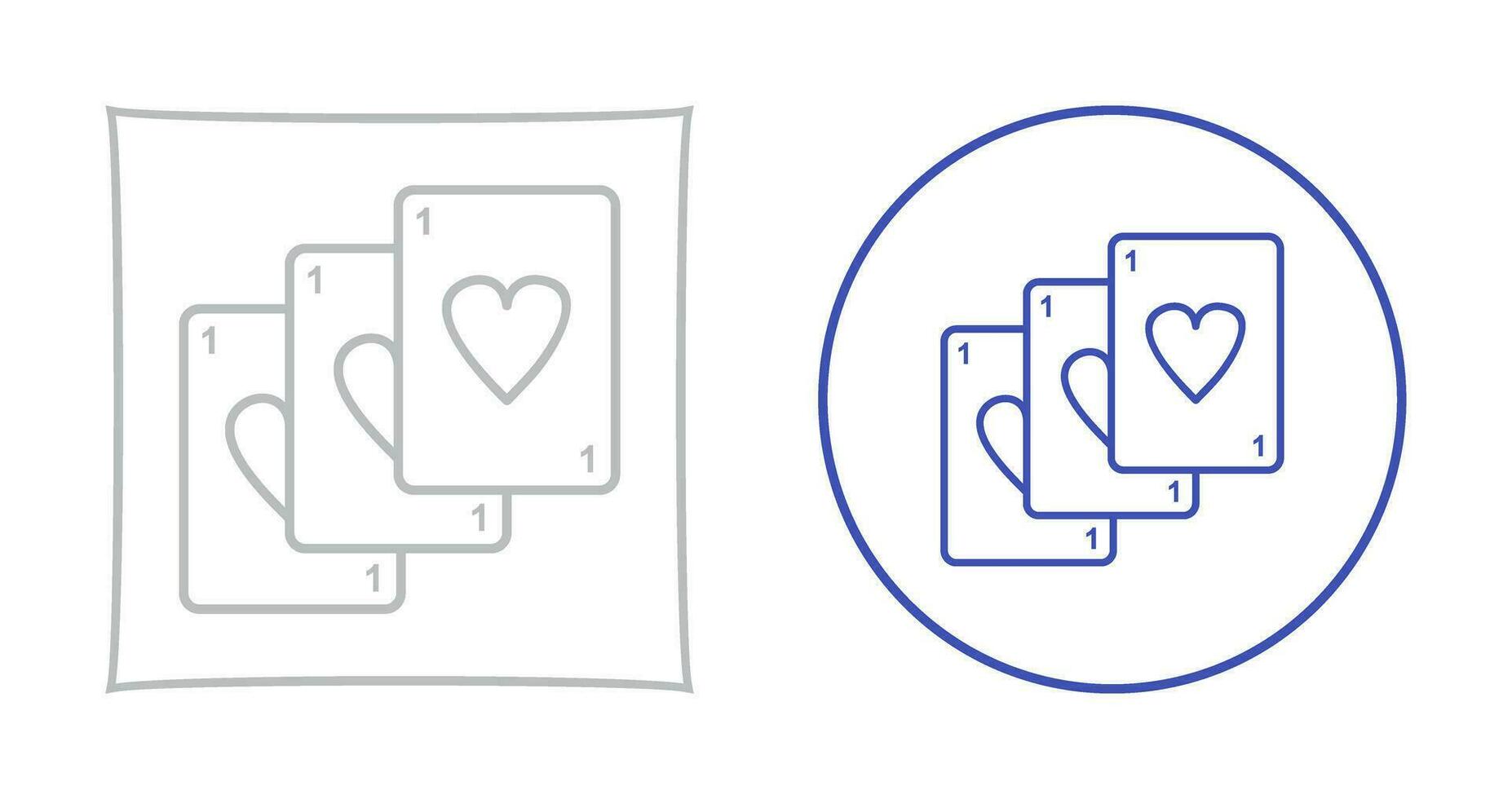 Unique Deck of Cards Vector Icon