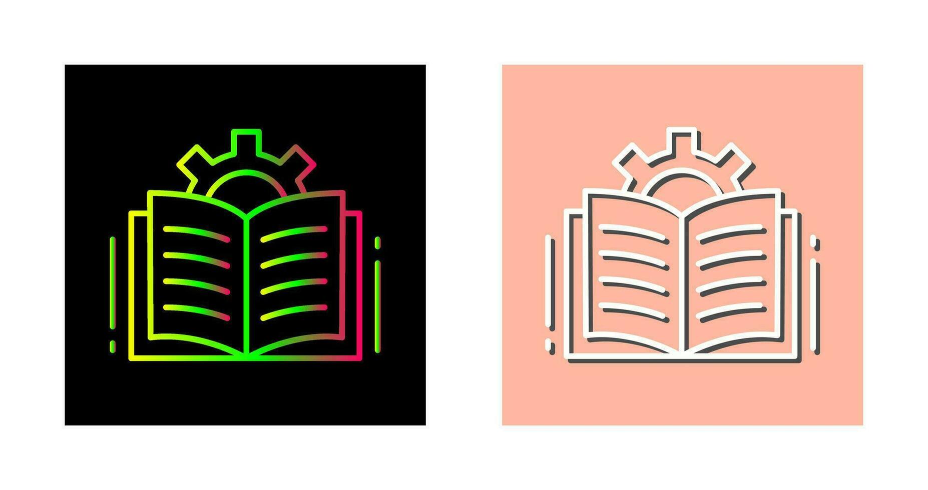 Open Book Vector Icon