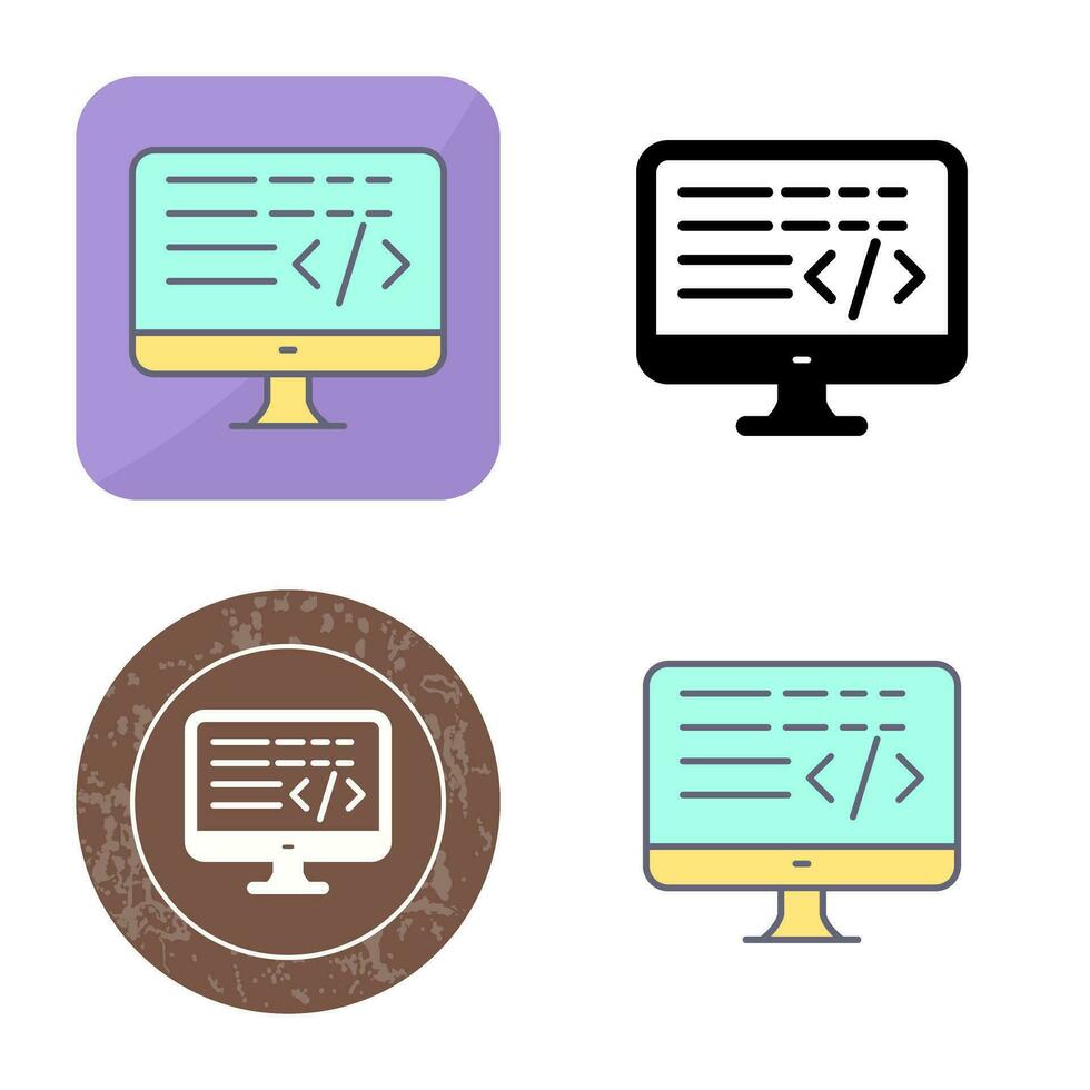 Coding Vector Icon 30236236 Vector Art at Vecteezy