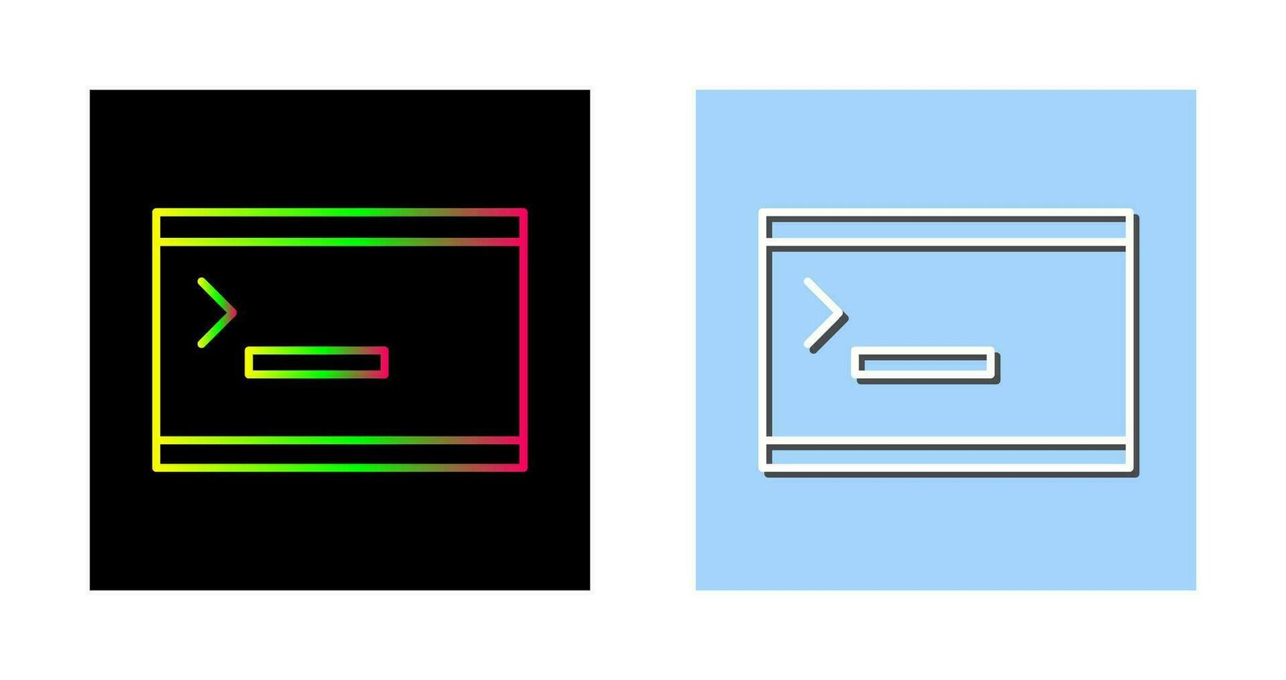 Unique Console Vector Icon