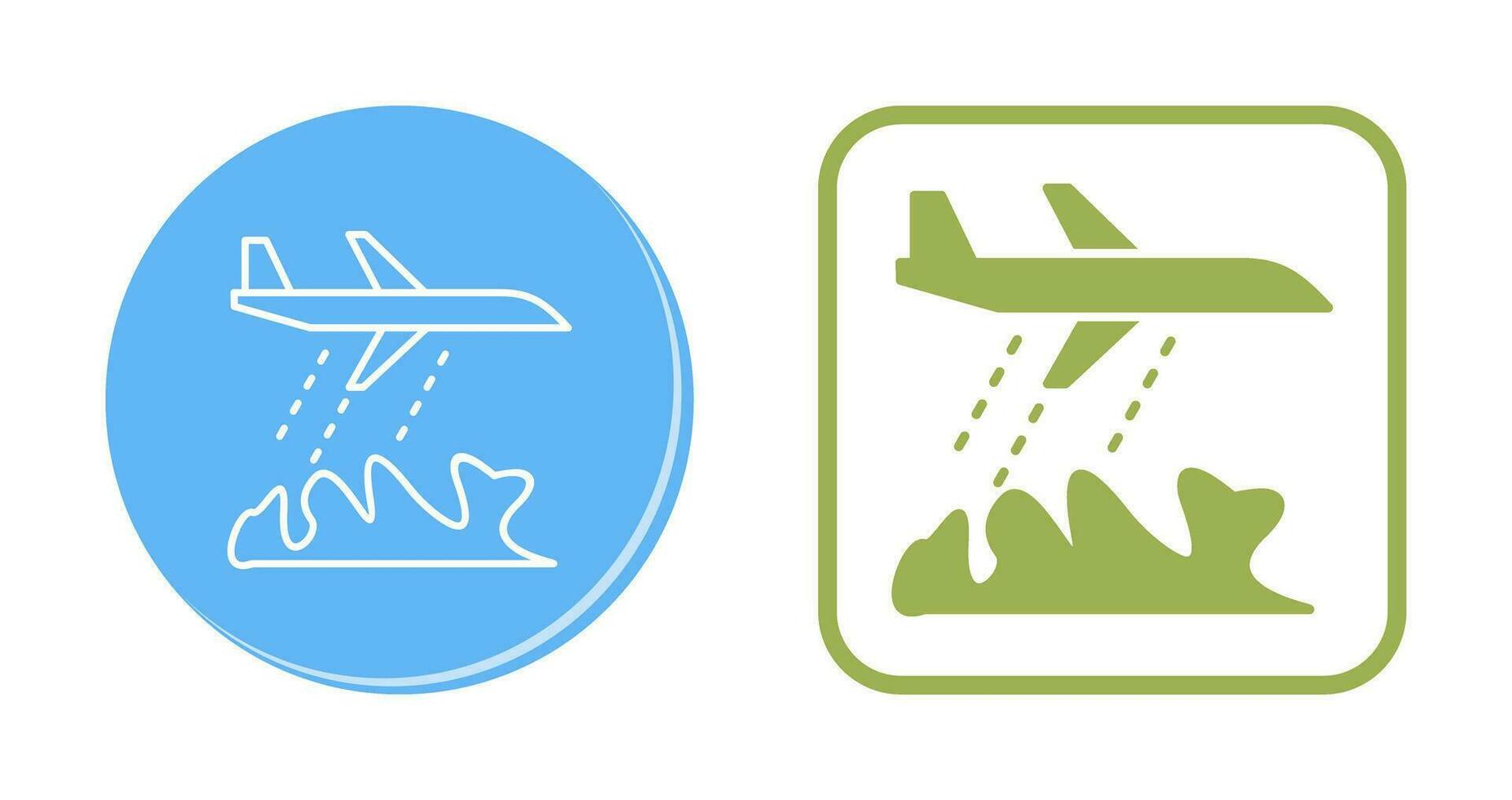 Unique Firefighter Plane Vector Icon