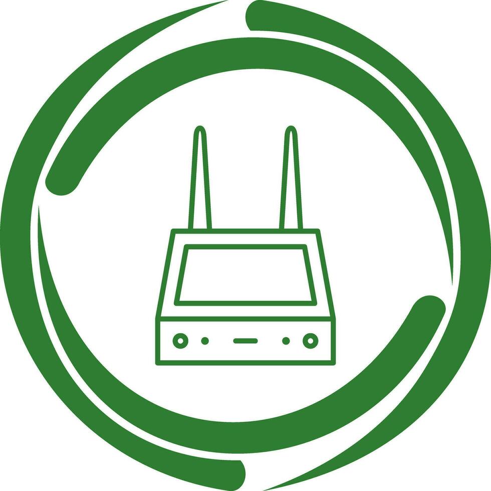 Unique Router Vector Icon