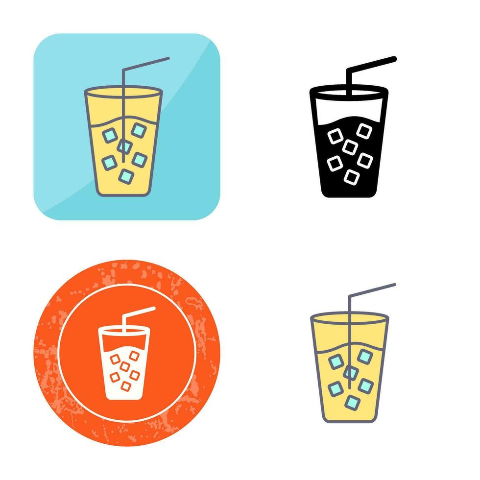 Cold Drink Vector Icon