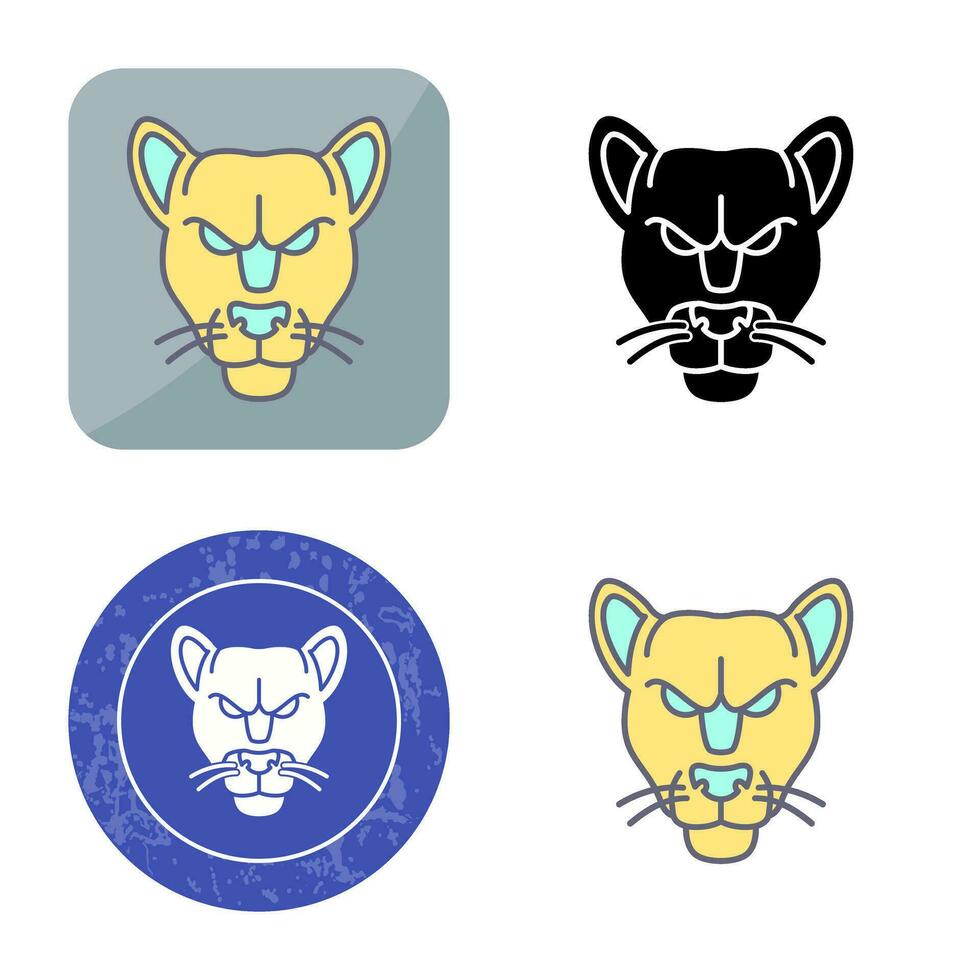 Black Panther Vector Icon