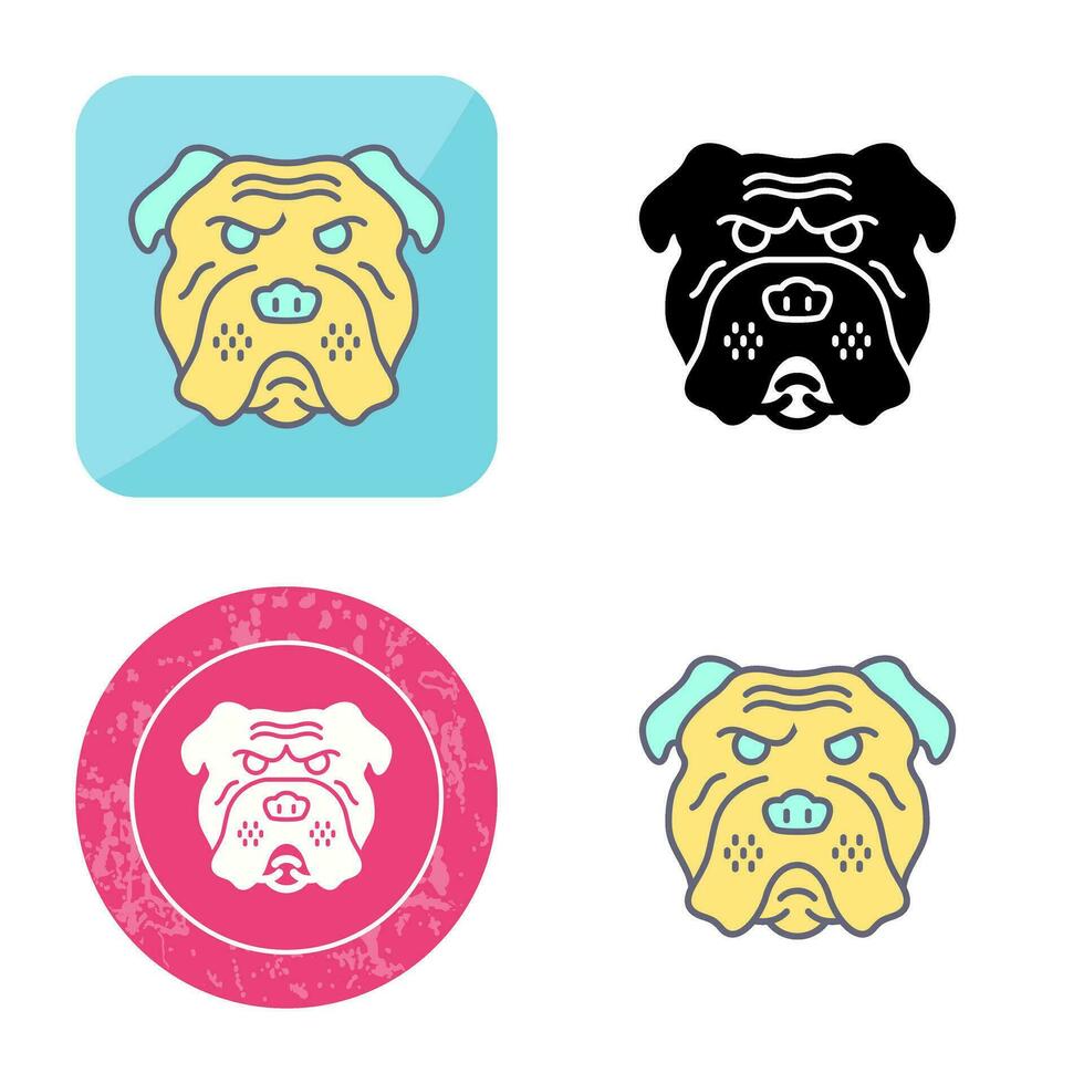 Bulldog Vector Icon