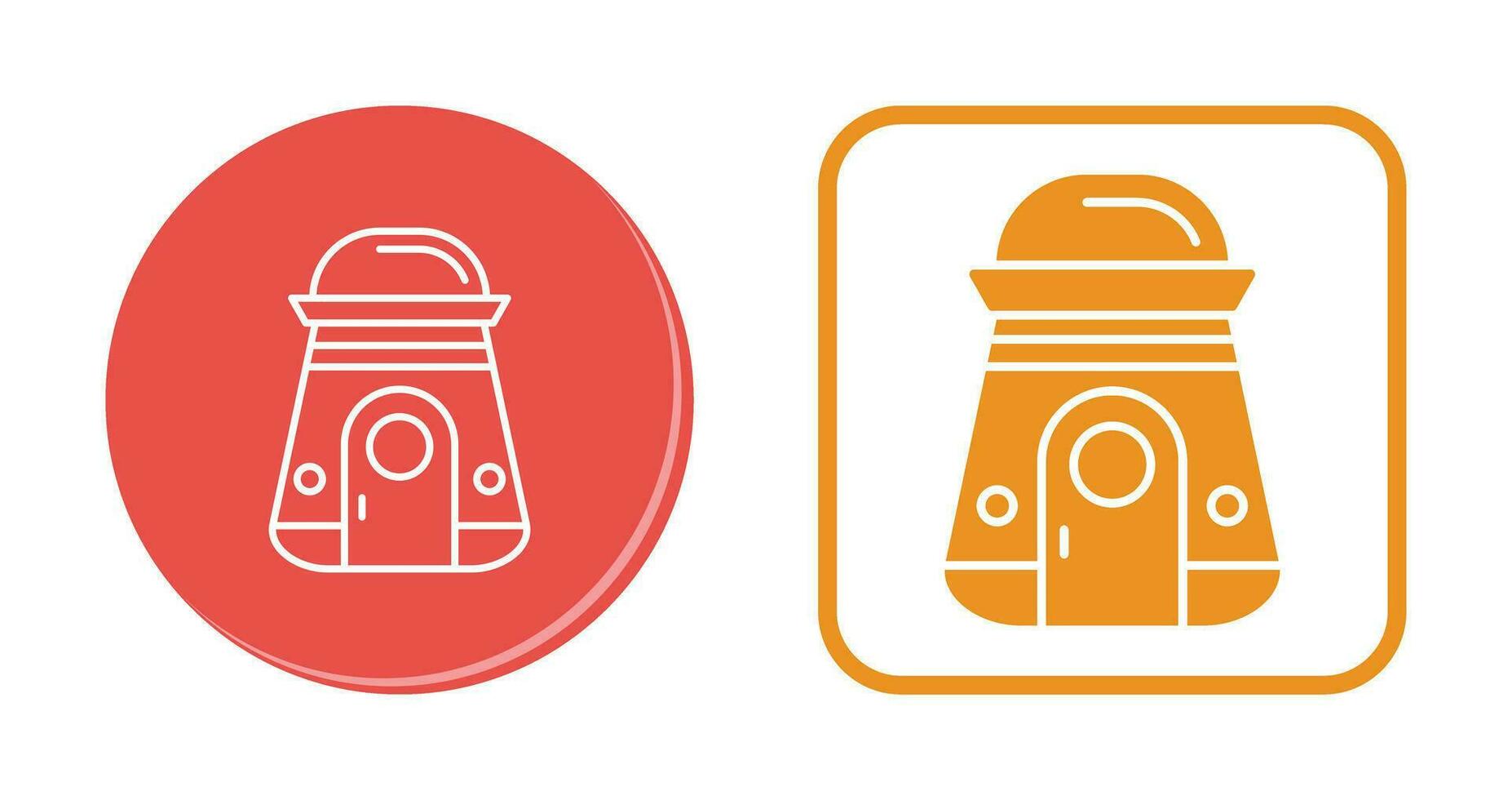 Space Capsule Vector Icon