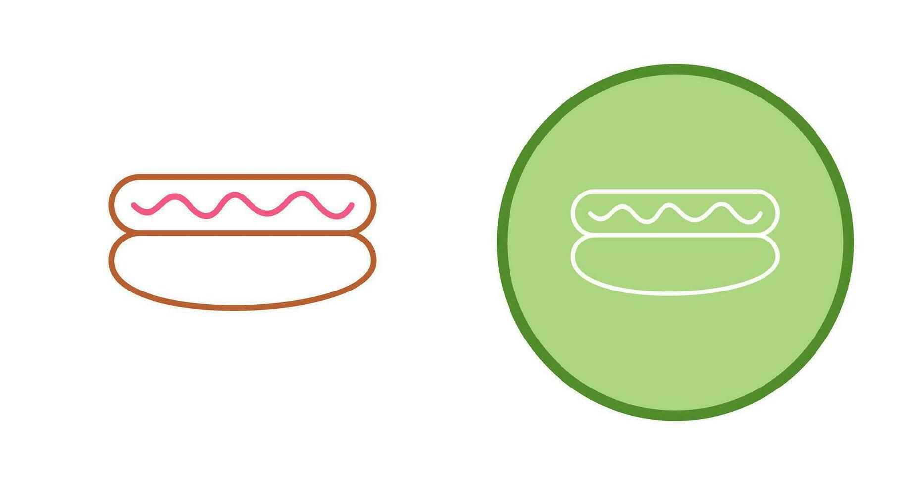 Hot Dog Vector Icon