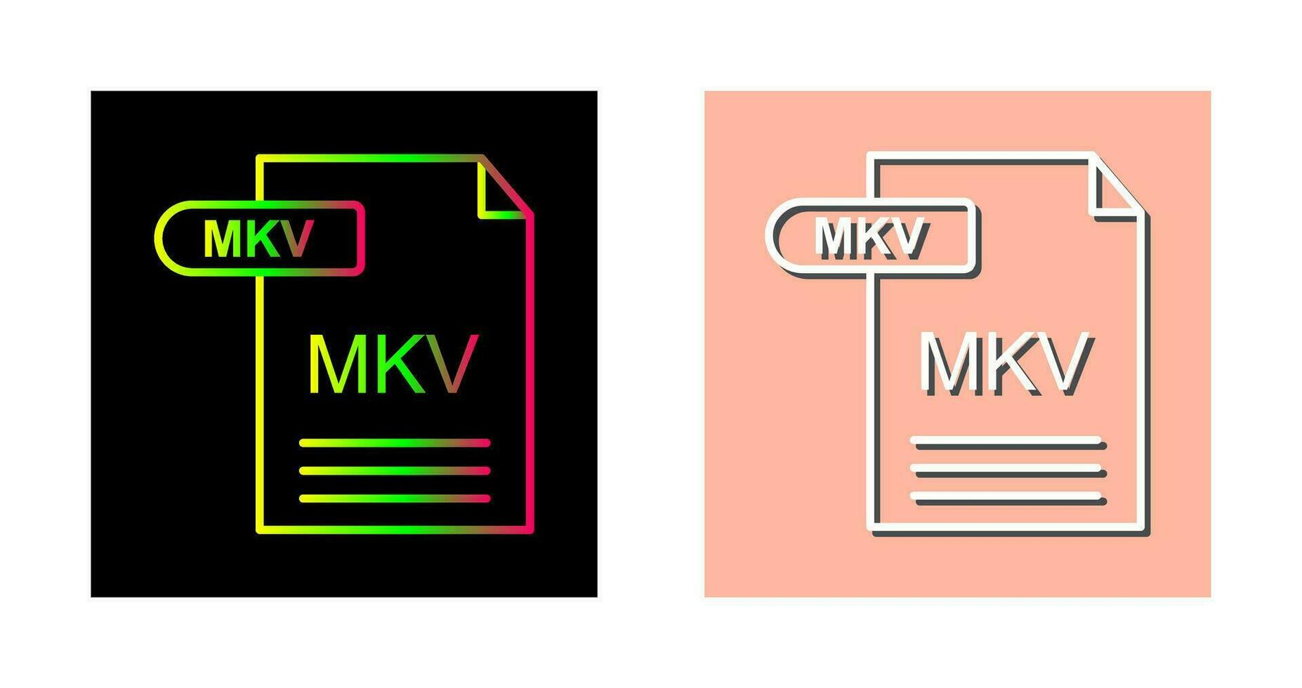 MKV Vector Icon