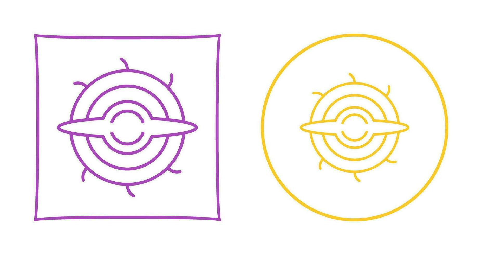 Black Hole Vector Icon