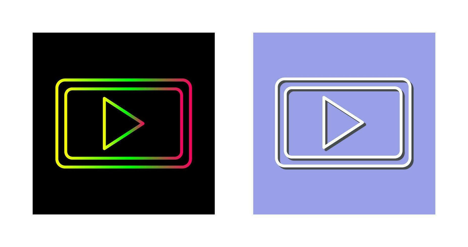 Unique Video Communication Vector Icon