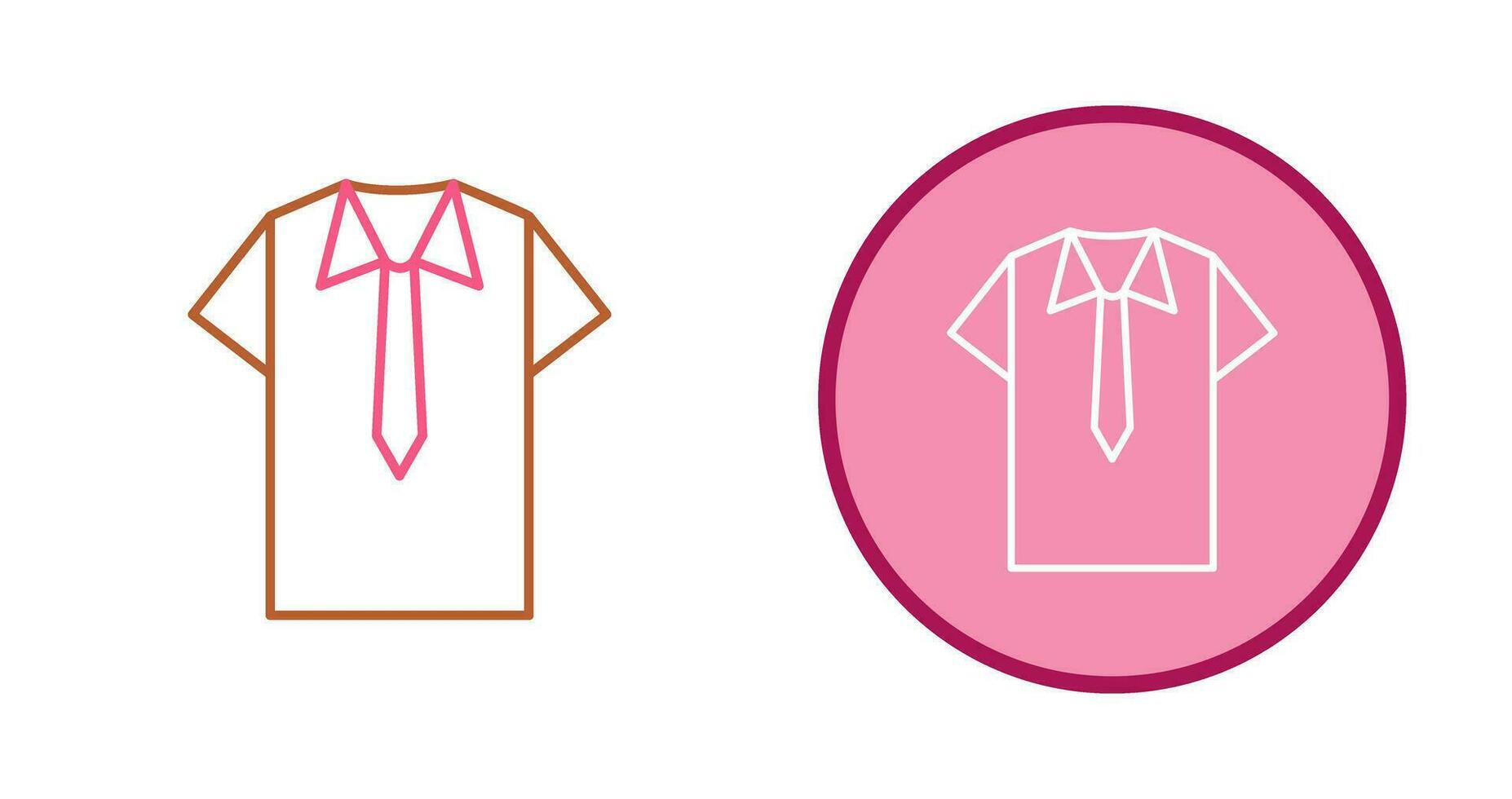 Shirt and Tie Vector Icon
