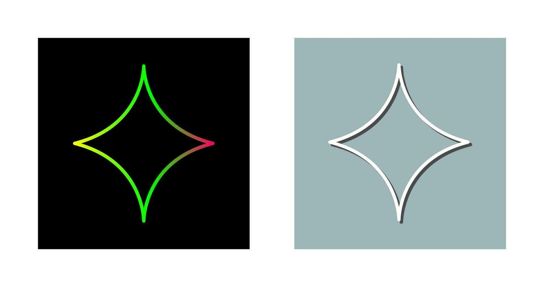 Unique Diamond Vector Icon