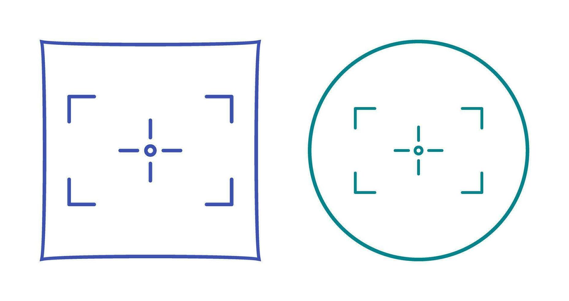 Unique Focus Vector Icon