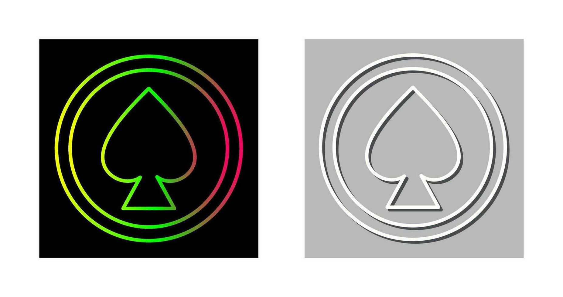 Unique Spade Vector Icon