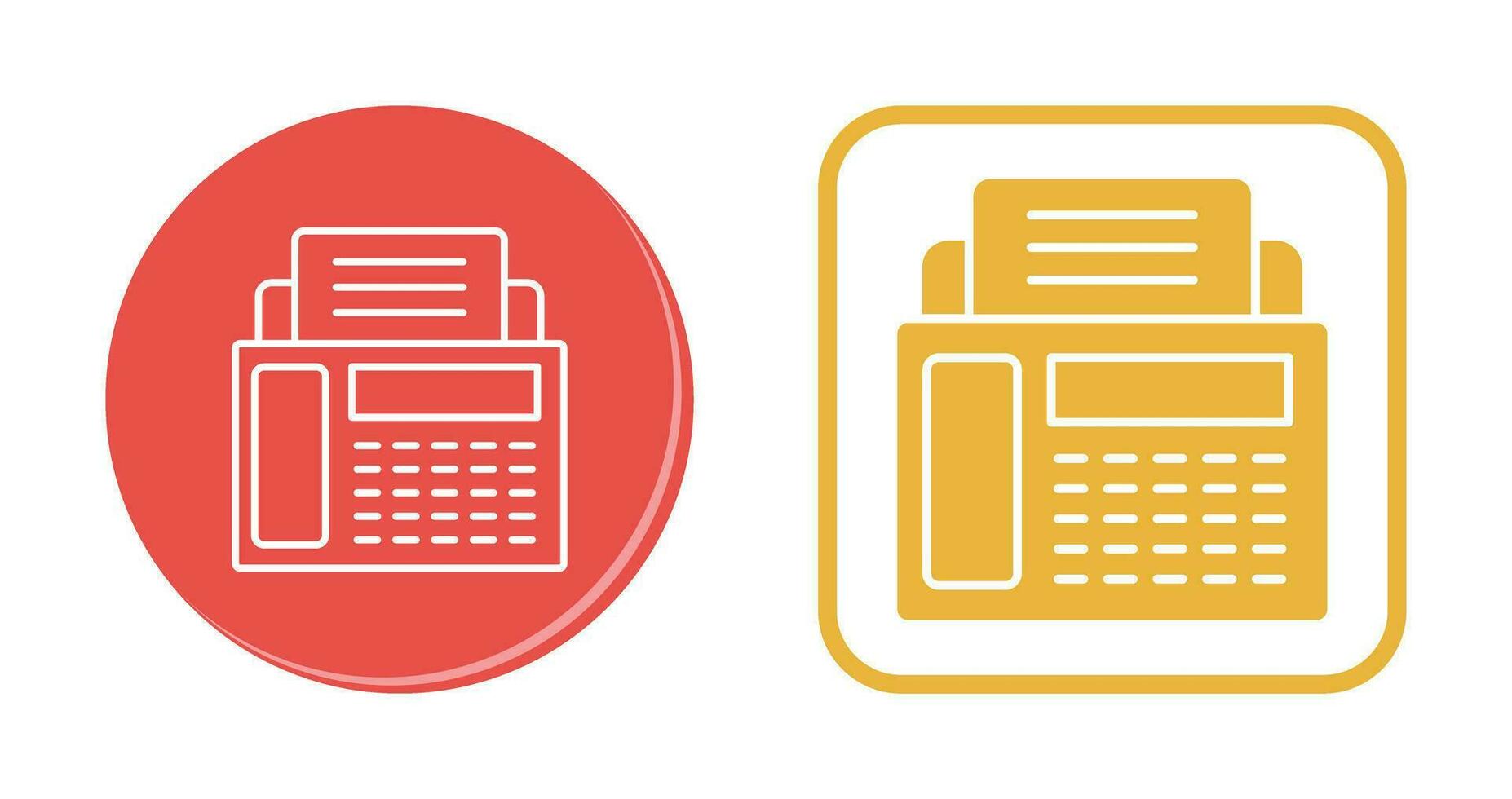 Fax Machine Vector Icon