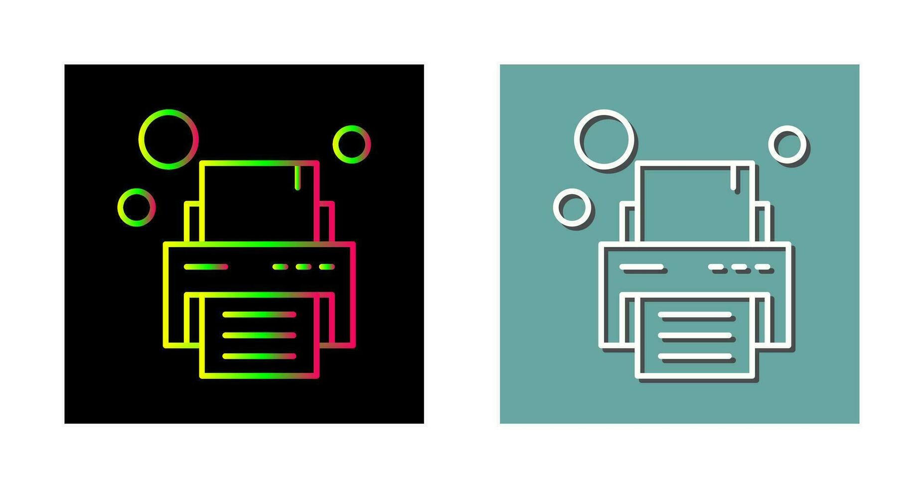 icono de vector de impresora