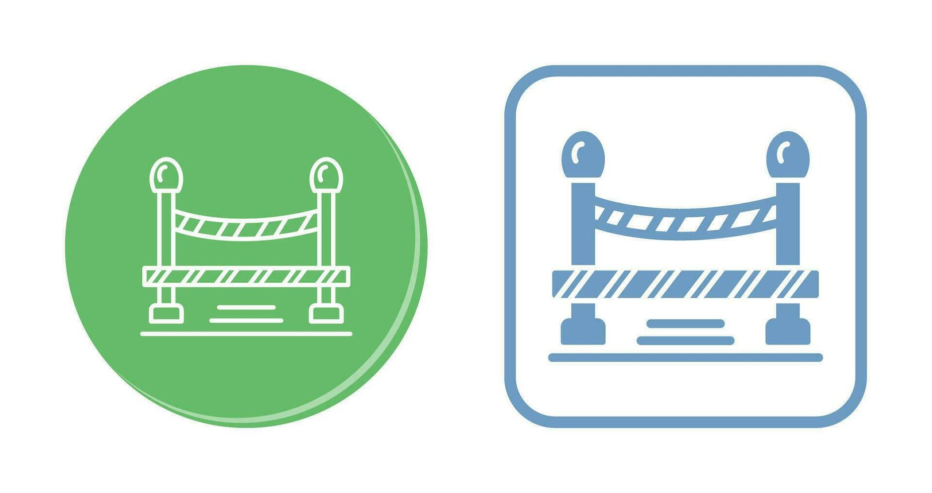Do Not Cross Line Vector Icon