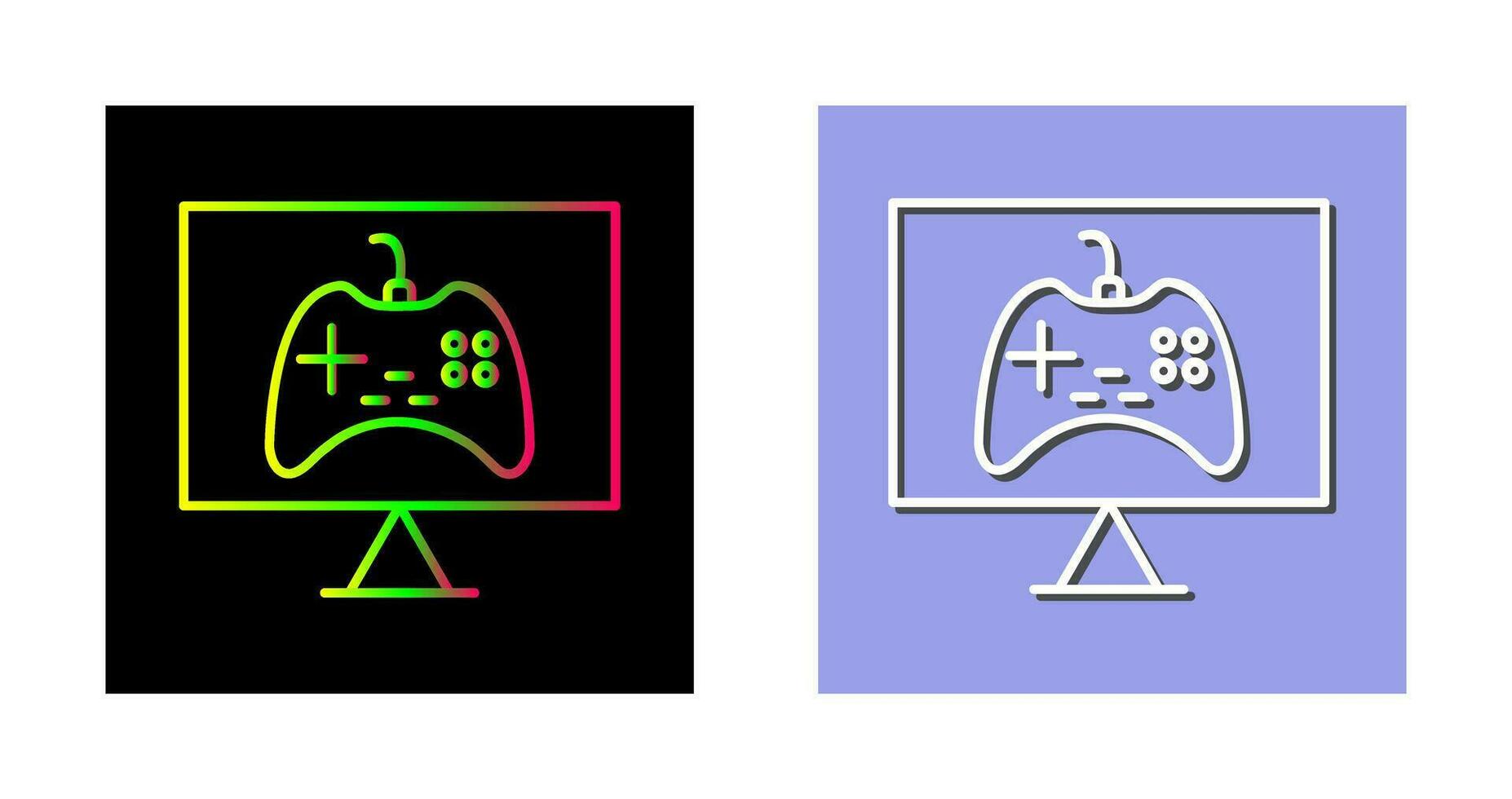 Unique Online Games Vector Icon