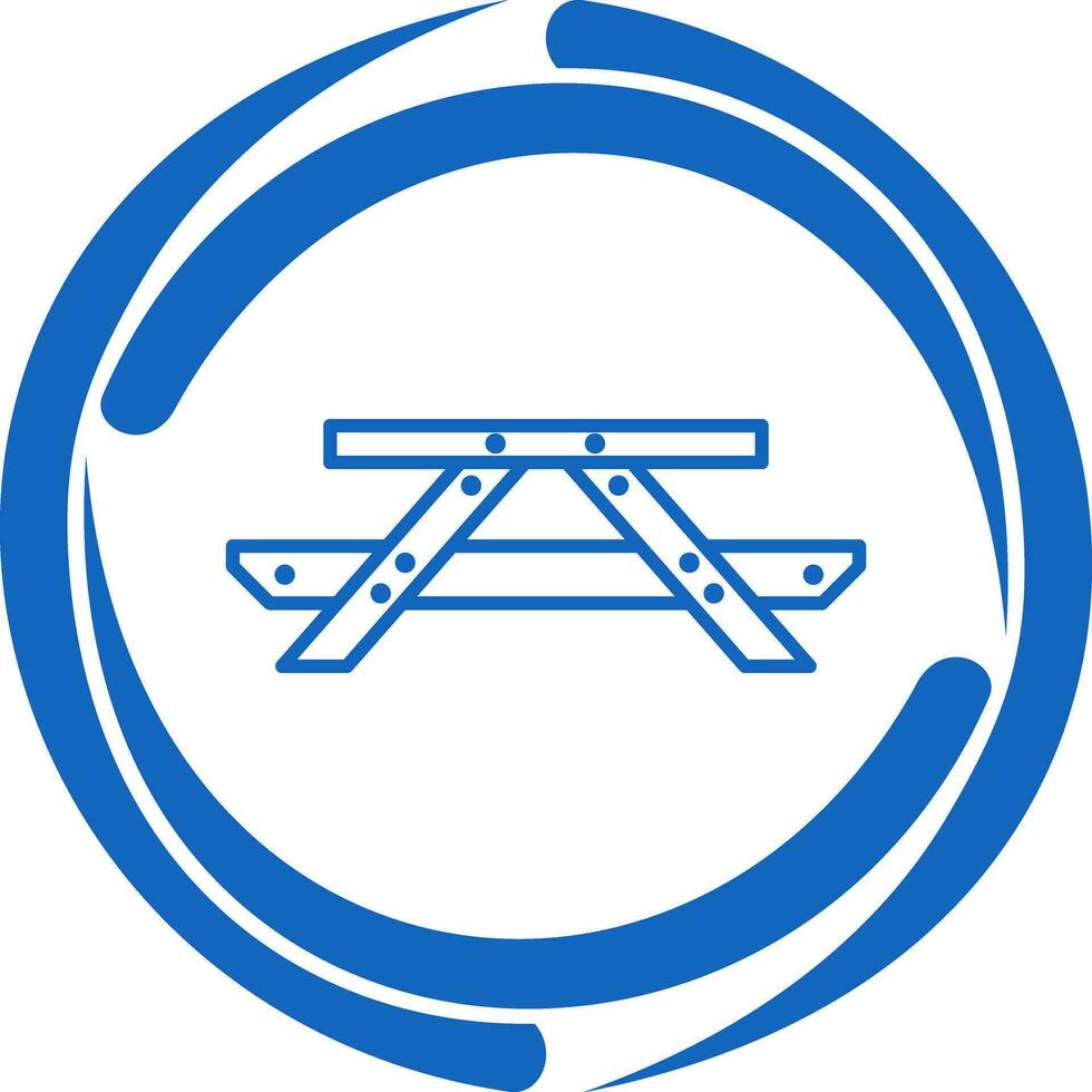 Picnic of Table Vector Icon