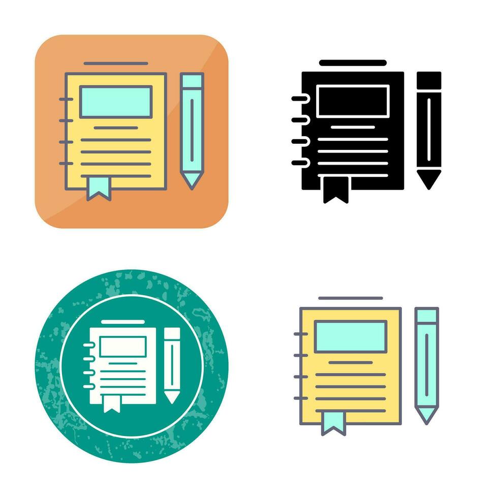 Journal Vector Icon