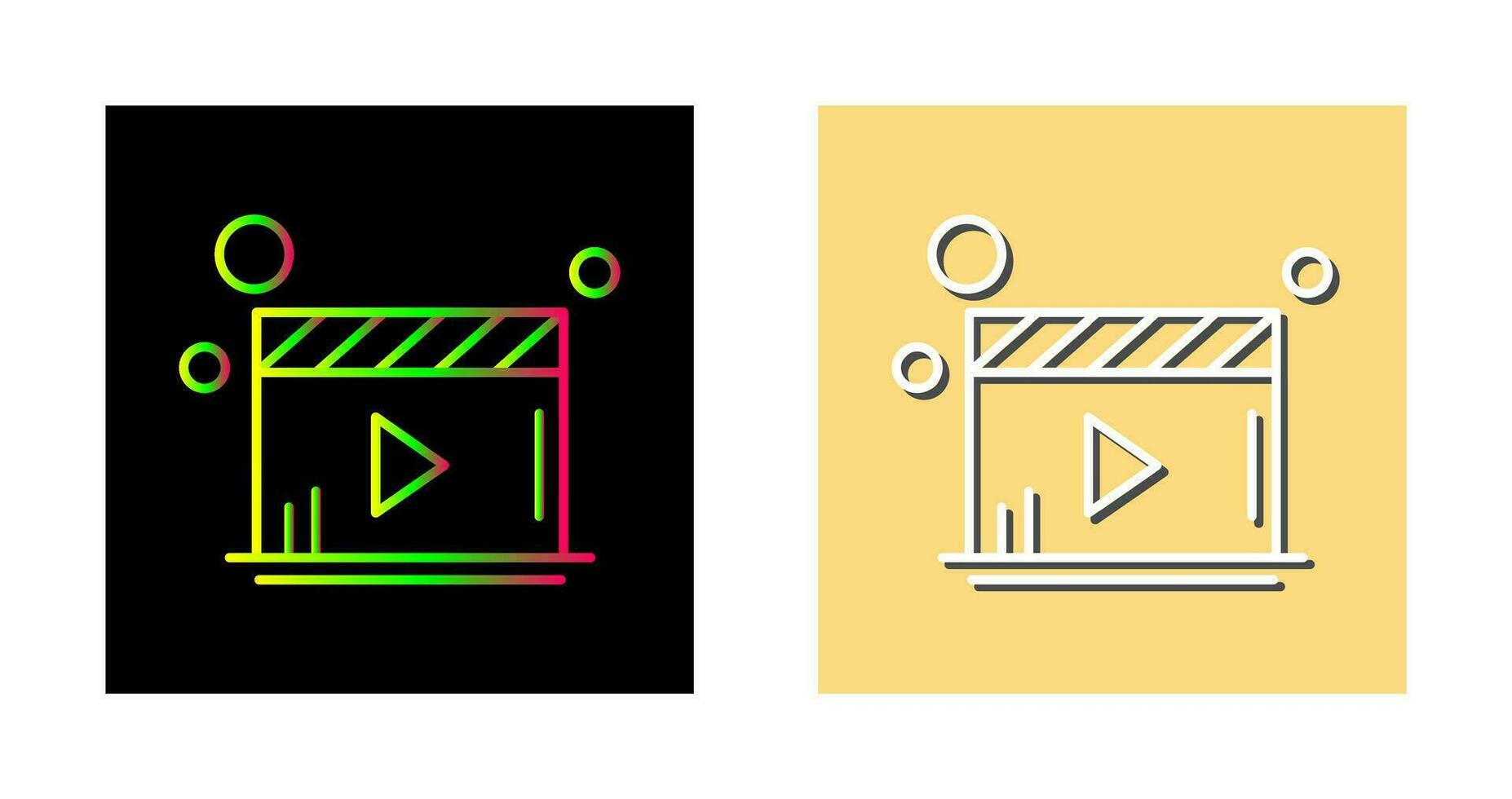 Video Player Vector Icon