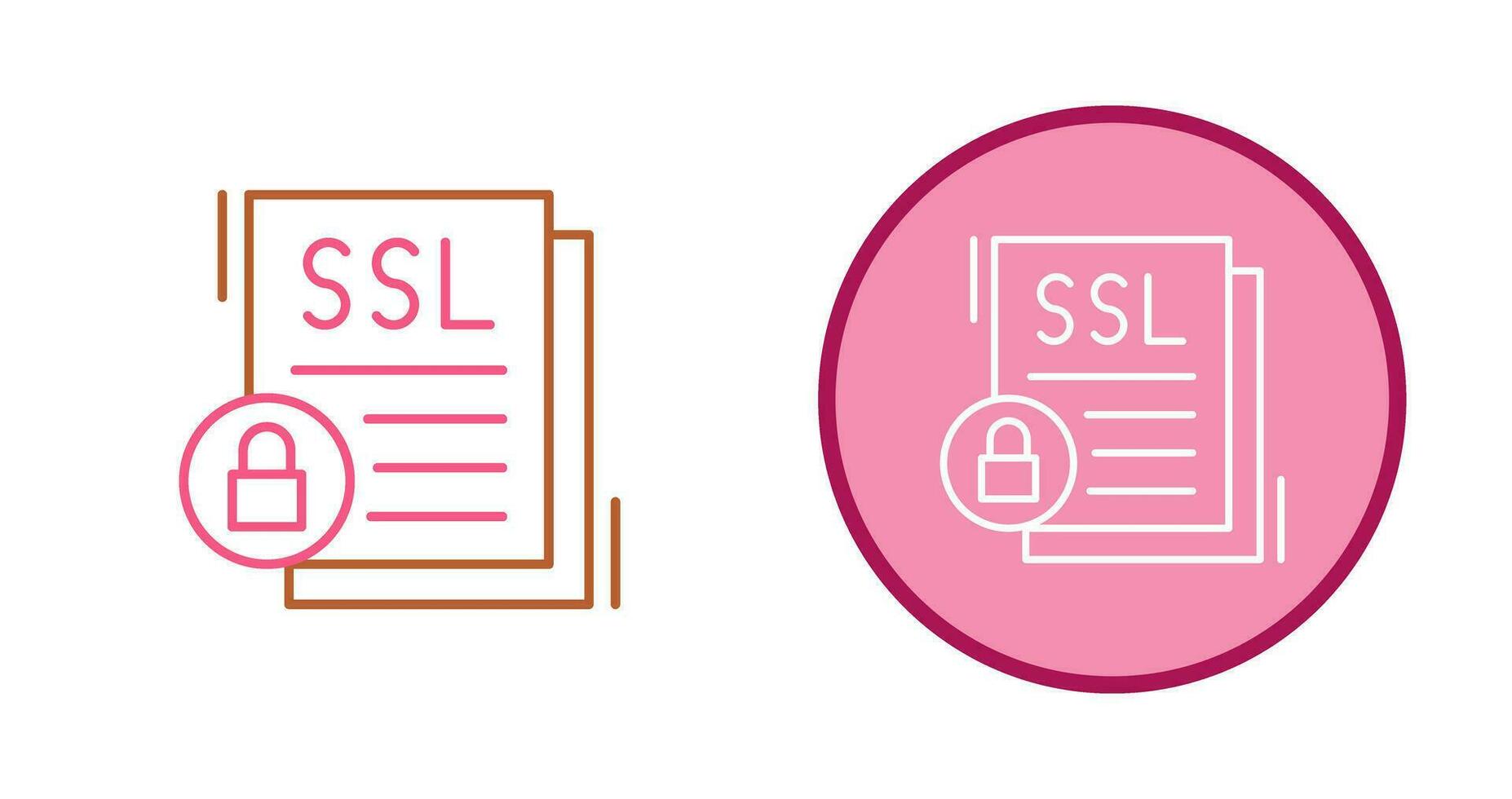 icono de vector de ssl