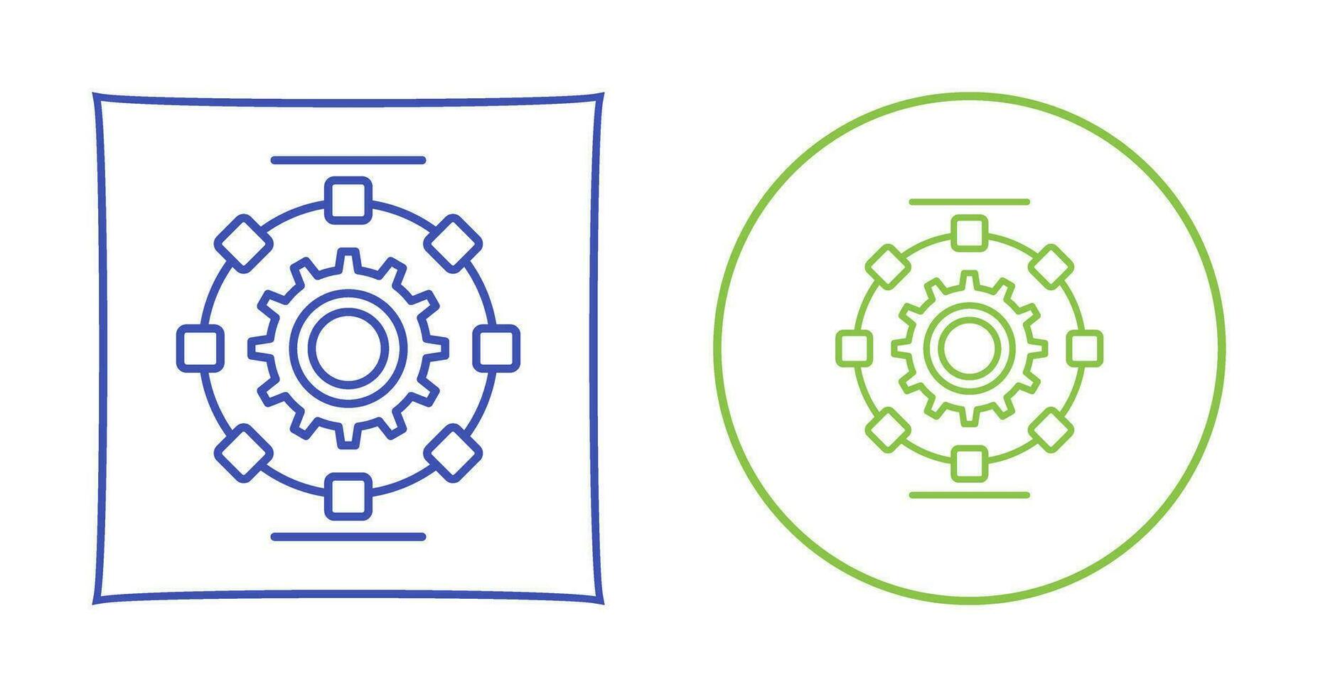 Automated Process Vector Icon