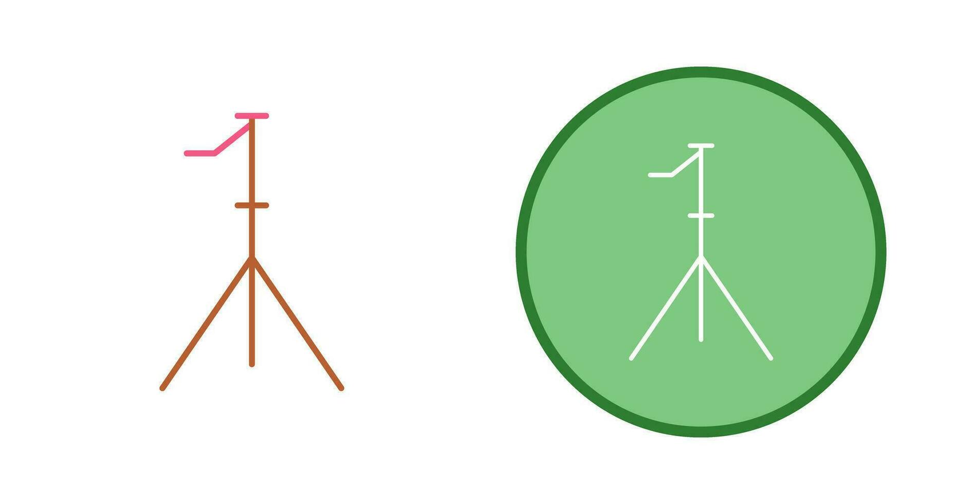 Unique Stand Vector Icon