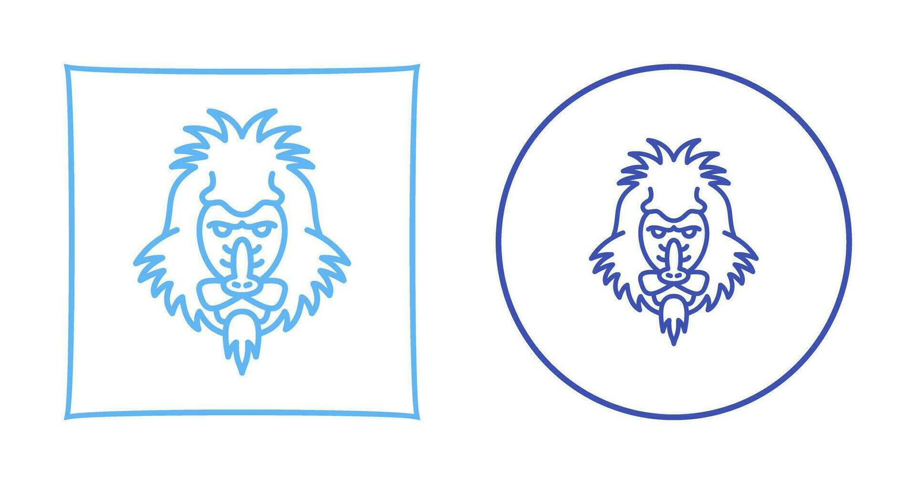 Mandrill Vector Icon