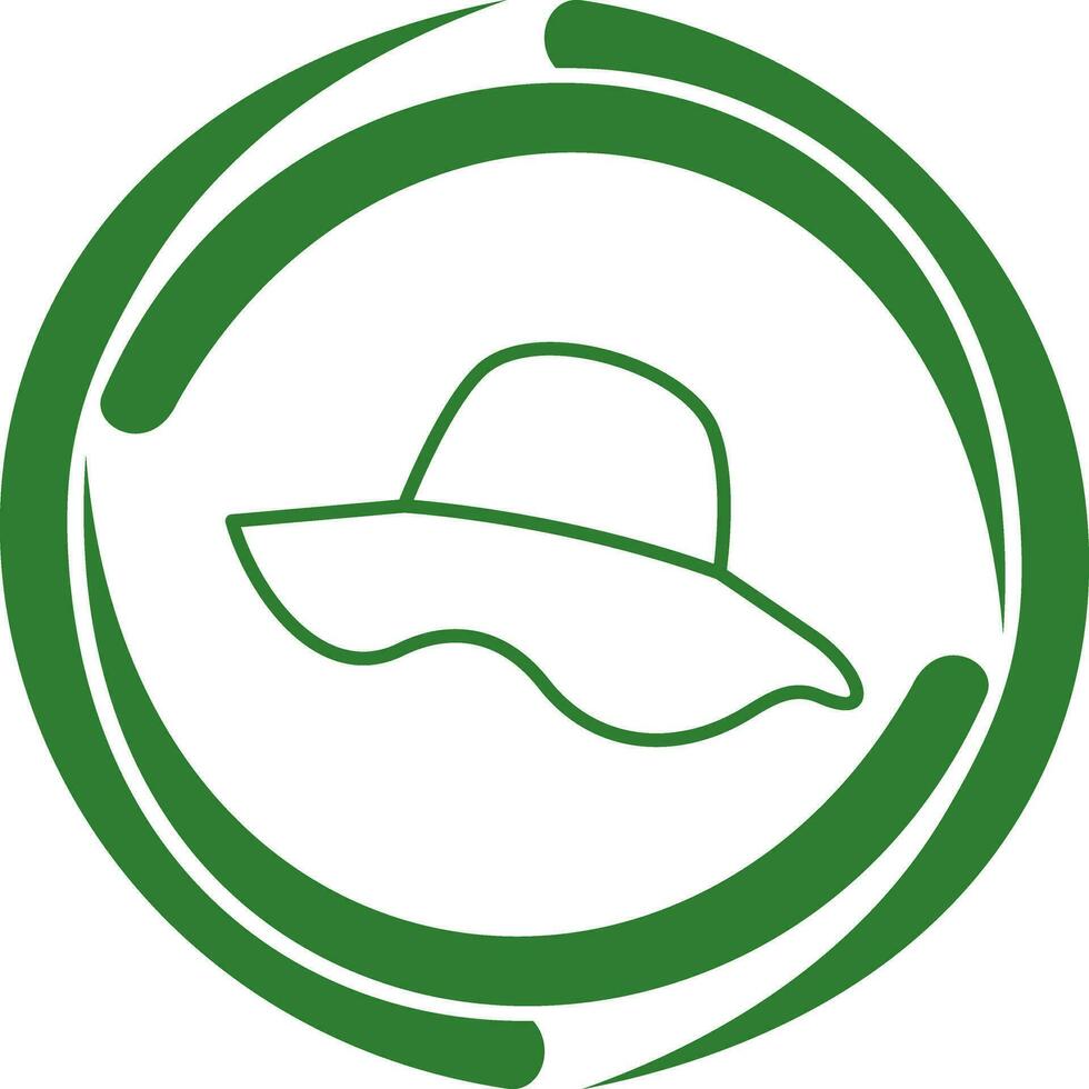 icono de vector de sombrero