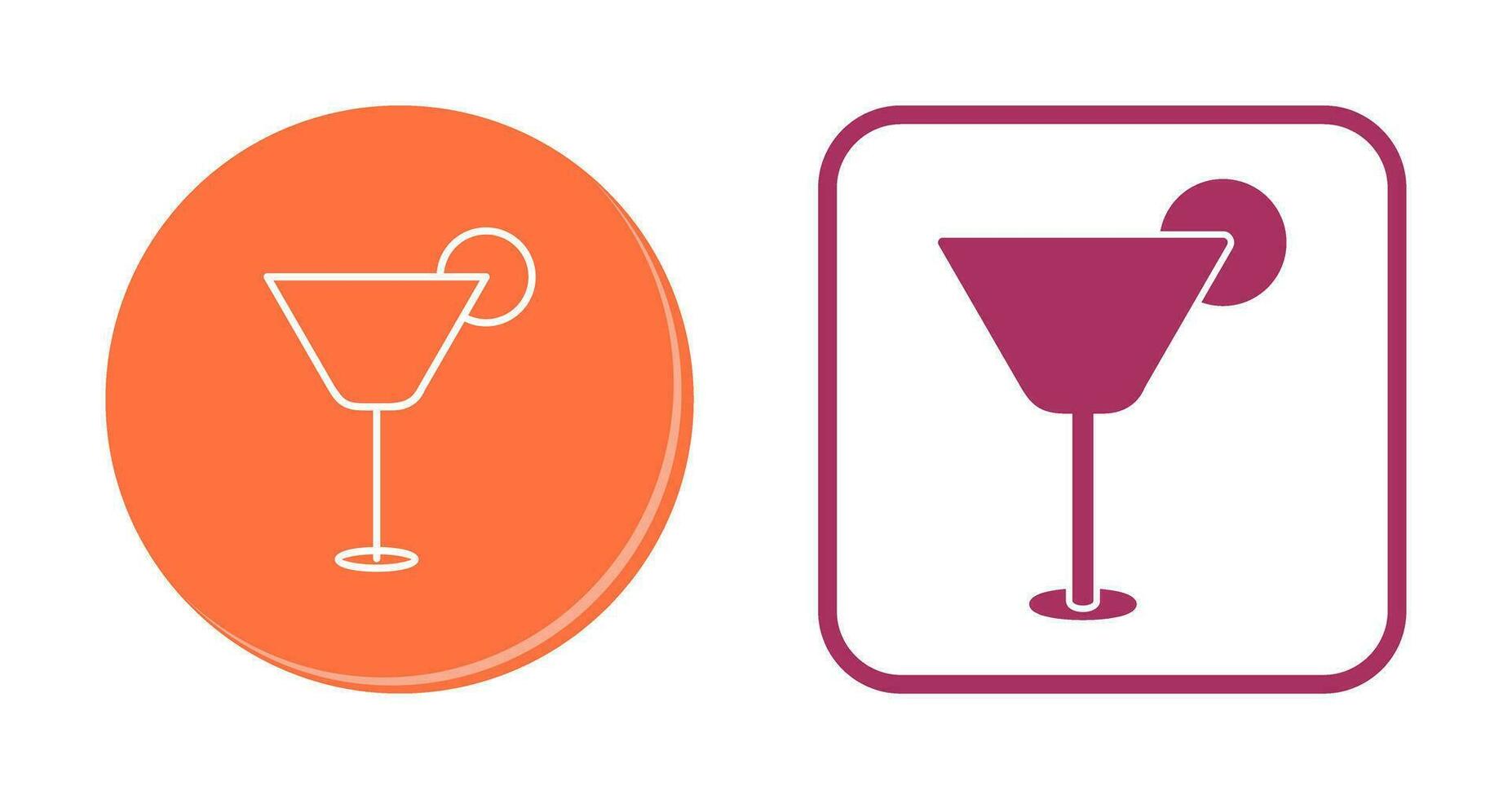 Cocktail Drink Vector Icon