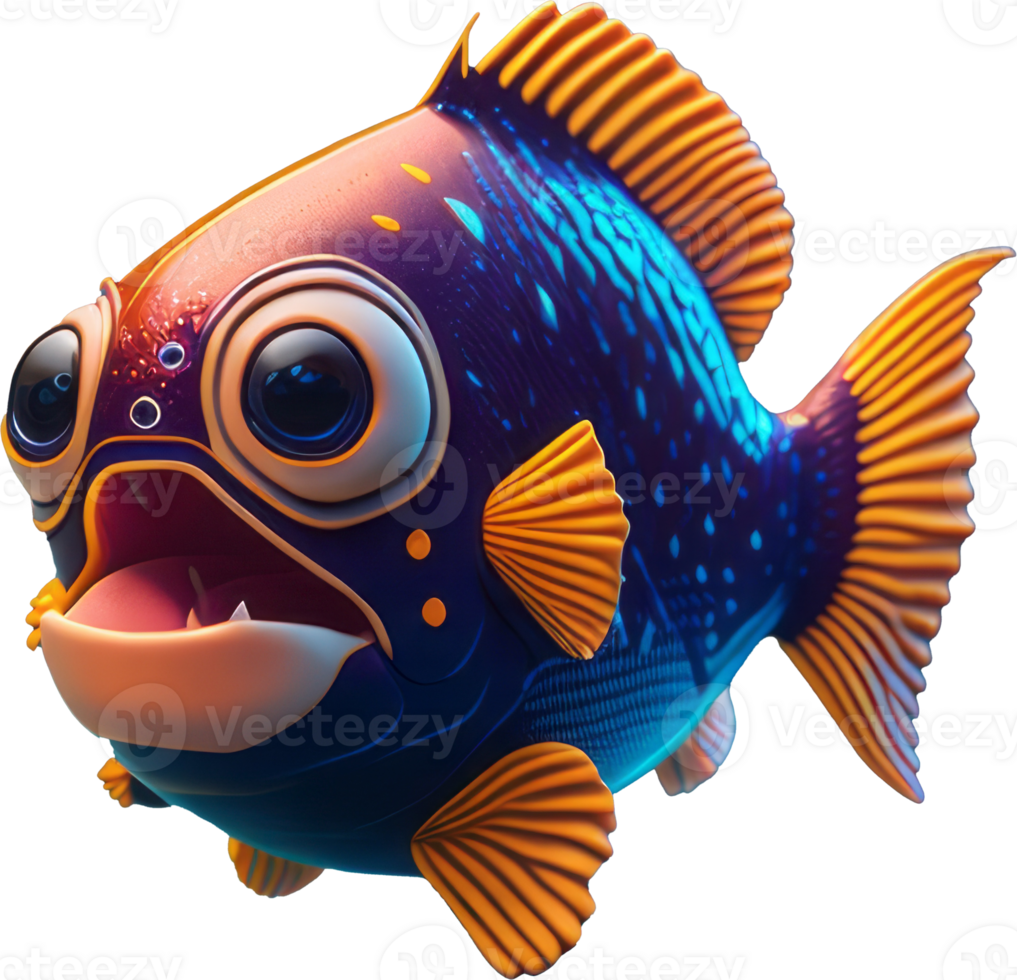 AI Generative - cartoon character animal png