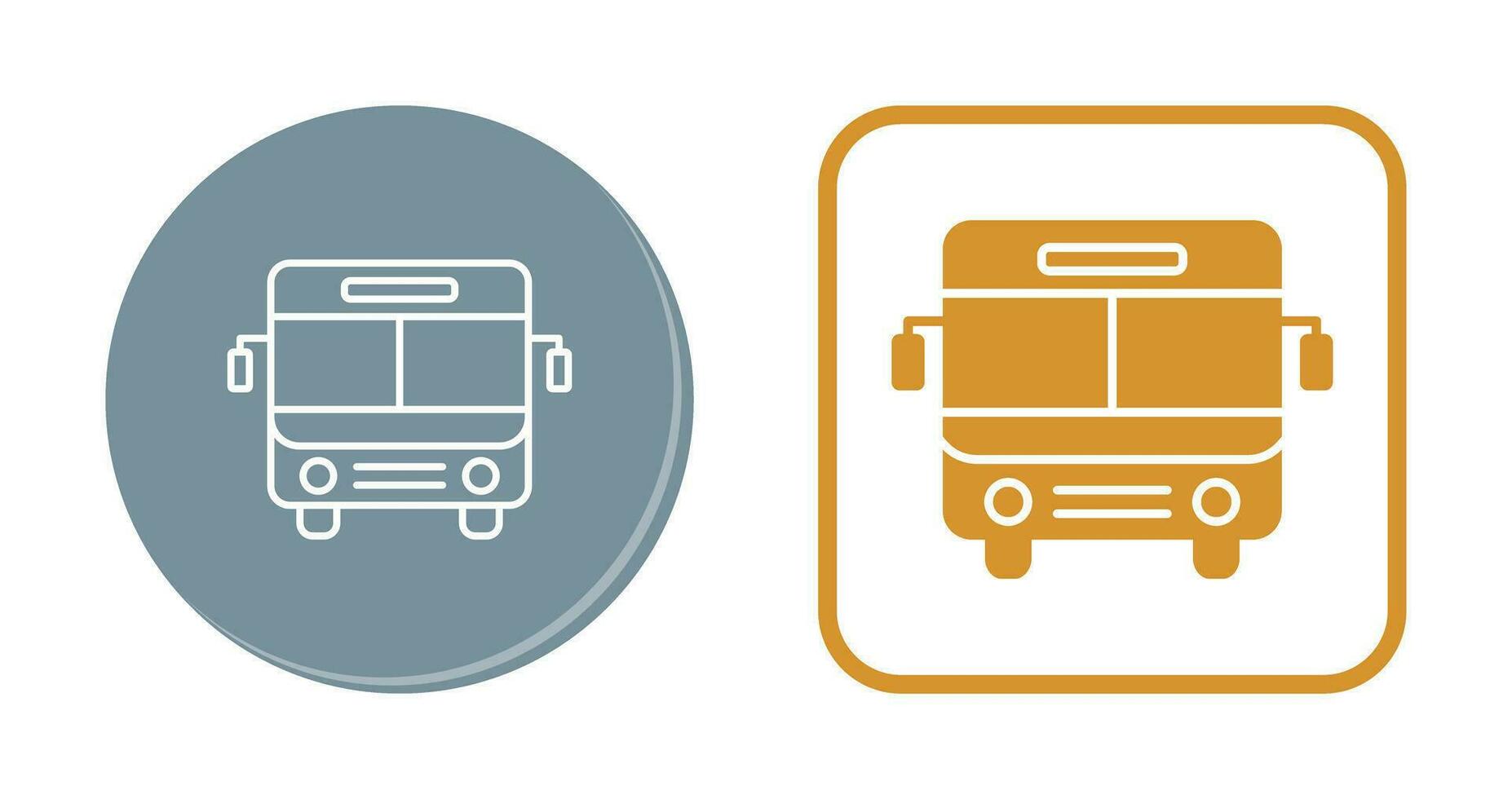 icono de vector de bus