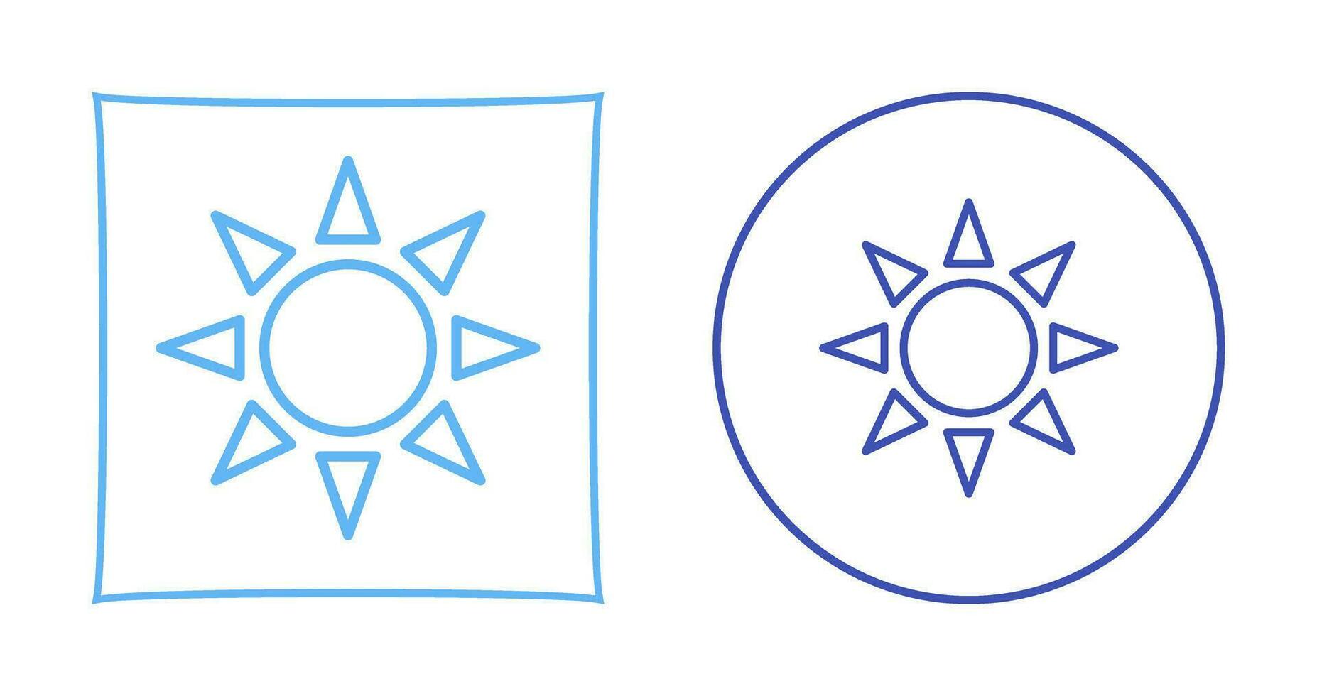 UV Radiation Vector Icon