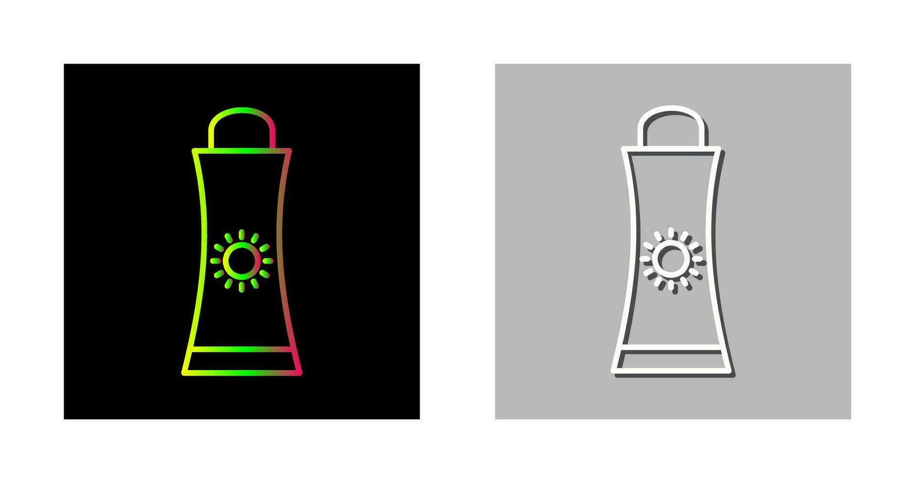 Sunblock Cream Vector Icon
