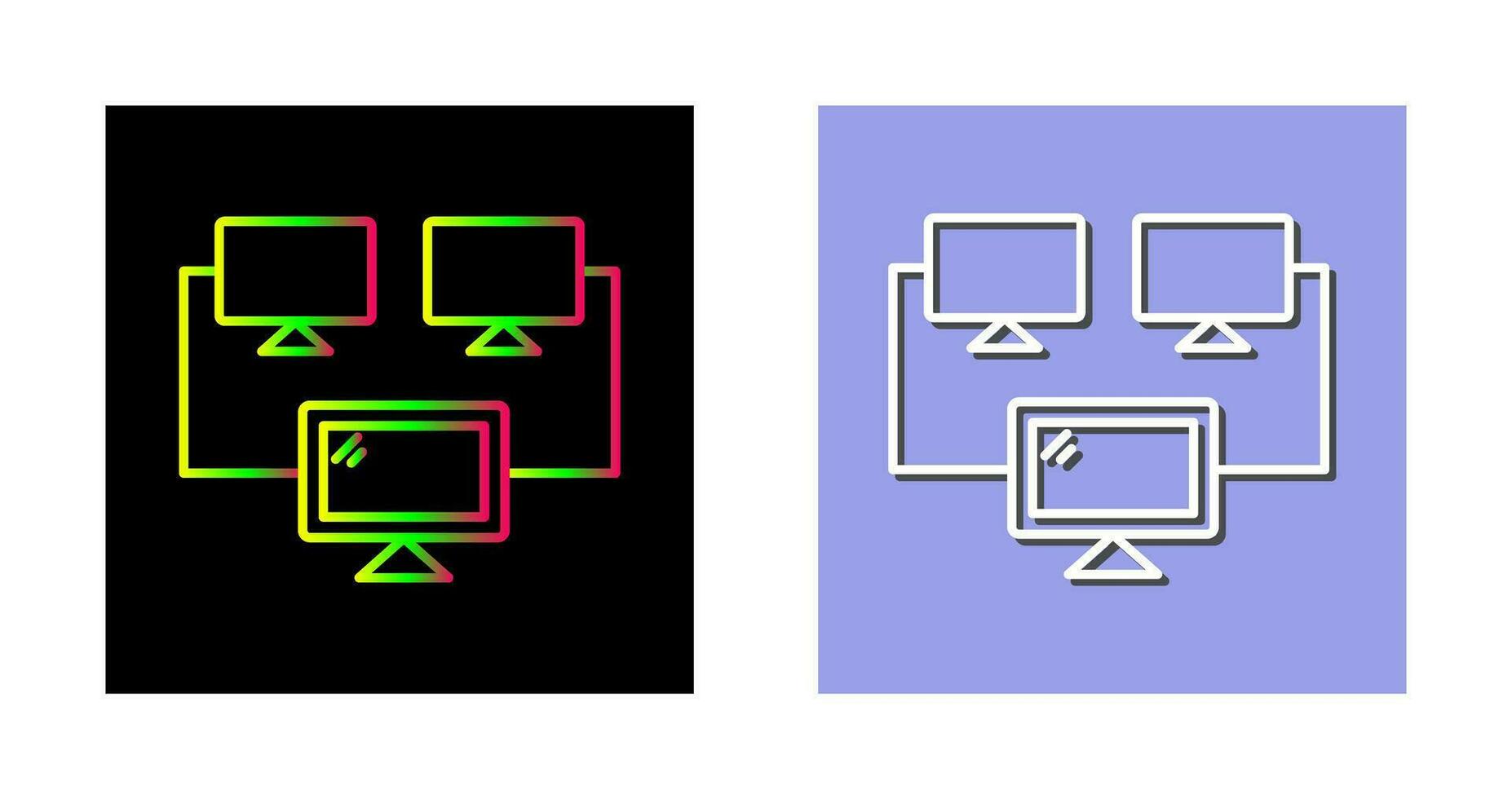 Connected Systems Vector Icon