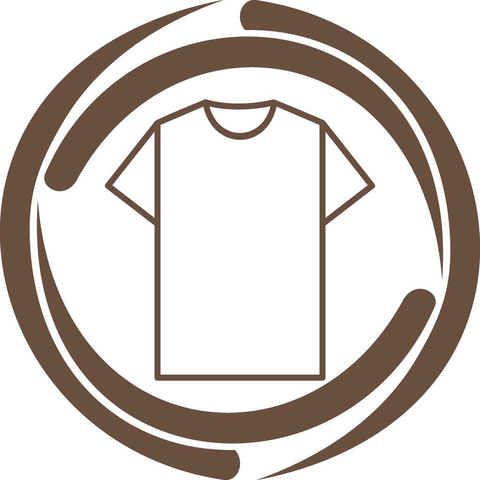 Plain T Shirt Vector Icon